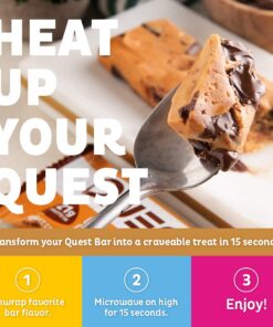 Quest Nutrition Double Chocolate Chunk Protein Bars, High Protein, Low Carb, Gluten Free, Keto Friendly, 12 Count 21 61JVhn53XjL 3