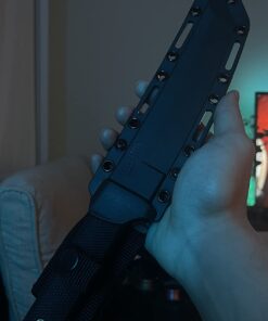 Cold Steel Recon Tanto Fixed Blade Knife with Sheath, SK-5 Steel, 7.0" (49LRT) 53 61JWLGtmqL