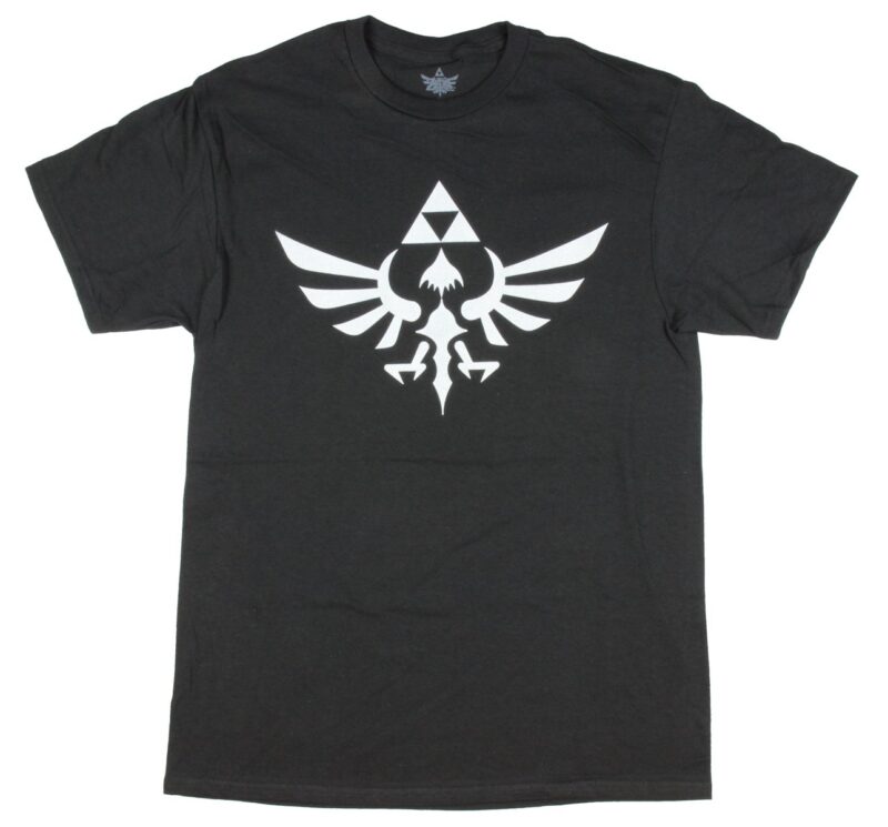 Catalog 4 The Legend of Zelda Triumphant Triforce Shirt - Black Small Small,black