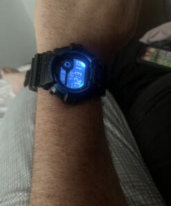 Casio Men's G8900A-1CR G-Shock Black and Blue Resin Digital Sport Watch 40 61JWrR5HVL