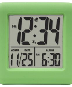 Alternative view of Equity by La Crosse 70903 Soft Green Cube LCD Alarm Clock