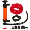 Katzco Liquid Transfer, Siphon Hand Pump - 2 Hoses, 50 x .5 Inches - for Gas, Oil, Air, Chemical Insecticides, and Other Fluids 39 61JYlaf5FdL