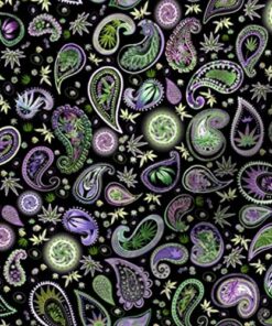 Spoonflower Fabric - 420 Paisley Large Marijuana Pot Cannabis Weed Printed on Cotton Poplin Fabric by The Yard - Sewing Shirting Quilting Dresses Apparel Crafts 12 61JZJmFsigL