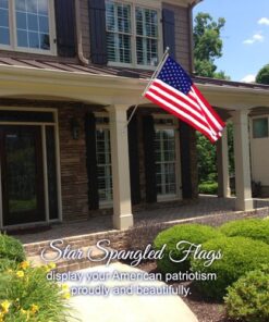 American Flag 2x3-100% Made In USA using Tough, Long Lasting Nylon Built for Outdoor Use, Featuring Embroidered Stars and Sewn Stripes plus Superior Quadruple Stitching on Fly End 2 by 3 Foot 19 61JaPmMdlLL
