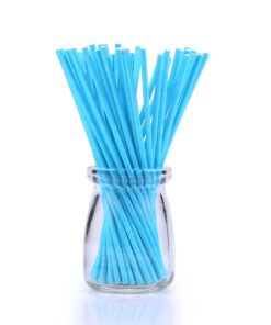 210ct 6 inch Colored Lollipop Sticks 7 Colors for Cake Pops Apple Candy (Rose-red, Blue, Yellow, Purple, Green, Watermelon Red, White) 15 61JavOrwybL