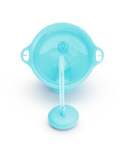 Munchkin® Any Angle™ Weighted Straw Trainer Cup with Click Lock™ Lid, 7 Ounce, Blue 1 Count (Pack of 1) 32 61JbFo57cCL