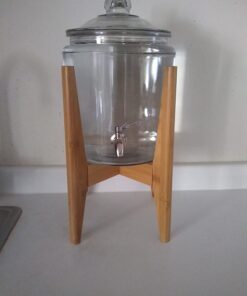 Anchor Hocking 2 Gallon Heritage Hill Beverage Dispenser with Lid (2 piece, all glass, dishwasher safe) Heritage Hill Jar Bev Dispenser 38 61JdmyurG4L