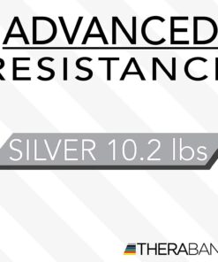 THERABAND Resistance Bands, 6 Yard Roll Professional Latex Elastic Band For Upper & Lower Body, Core Exercise, Physical Therapy, Pilates, Home Workouts, Rehab, Silver, Super Heavy, Advanced Level 2 Silver - Super Heavy 17 61JfipKjxsL