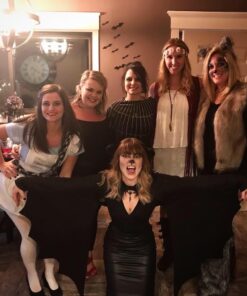 Leg Avenue Women's Cozy Bat Shrug and Headband One Size Black 16 61JgnwafTQL