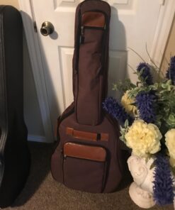 CAHAYA Guitar Bag 40 41 42 Inches 6 Pockets Guitar Case Water Resistent Oxford Cloth 0.5 Inch Extra Thick Sponge Overly Padded for Acoustic Classical Guitar with Anti-theft Pocket CY0150 37 61JhYdlx8L