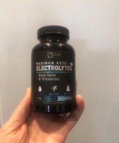 Keto Electrolyte Supplement (120 Capsules) Maximum Keto Electrolytes Supplements Pills w Real Salt®, B Vitamins, Magnesium and Potassium Supplement - Salt Pills & Electrolyte Tablets 32 61JiSlvuuTL 1