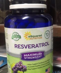 aSquared Nutrition 100% Natural Resveratrol - 1000mg Per Serving Max Strength (180 Capsules) Antioxidant Supplement, Trans-Resveratrol Pills for Heart Health & Pure, Trans Resveratrol & Polyphenols 31 61JjC6bRydL