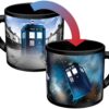 Doctor Who Disappearing TARDIS Coffee Mug - Add Hot Liquid and Watch The TARDIS Move From London to the Stars - Comes in a Fun Gift Box 14 61JjFiKAY2S