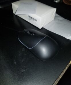 FENISIO Wired Mouse, USB Computer Mouse with Backlit, Ultra Silent Wired Mouse with 6400 DPI, Ergonomic LED Corded Mouse for PC, Laptop, Desktop, MacBook, Windows Black 17 61JkJx645KL