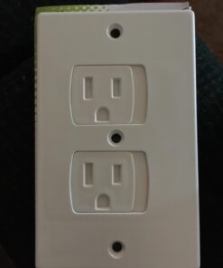 WONDERKID Self-Closing Electrical Outlet Covers for Baby Proofing - White - 4 Pack 20 61Jlxws7PYL
