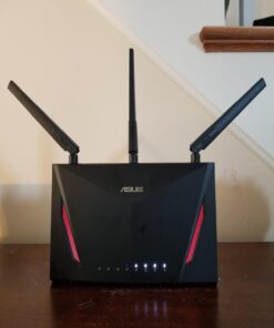 ASUS AC2900 WiFi Gaming Router (RT-AC86U) - Dual Band Gigabit Wireless Internet Router, WTFast Game Accelerator, Streaming, AiMesh Compatible, Included Lifetime Internet Security, Adaptive QoS 33 61JmMK1dz5L