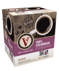 Victor Allen's Coffee 100% Colombian, Medium Roast, 80 Count, Single Serve Coffee Pods for Keurig K-Cup Brewers 80 Count (Pack of 1) 26 61JmYwOO8KL