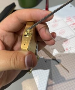 Master Lock 150D Brass Padlock, Silver 20 61Jmi64SezL