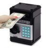 Refasy Piggy Bank Cash Coin Can ATM Bank Electronic Coin Money Bank for Kids-Hot Gift Black 44 61Jmz08At7L