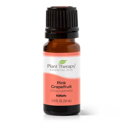 Plant Therapy Pink Grapefruit Essential Oil 10 mL (1/3 oz) 100% Pure, Undiluted, Natural Aromatherapy, Therapeutic Grade