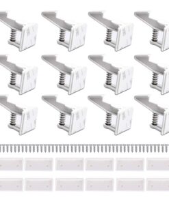 Baby Safety Cabinet Locks 12 Pack White-GRANDOTO Baby Proofing & Child Safety Cabinets Drawer Locks,DIY Easy to Install,No Tooling, Stronger Safety! 17 61JowtKCLmL