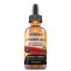Extra Strength 6000mcg Vitamin B12 Sublingual Liquid Drops - Methylcobalamin, VIT B 12 Supports Energy, Max Absorption, 60 Servings, Non-GMO, Vegan Friendly, Manufactured in The USA Natural Cherry - 6000mcg
