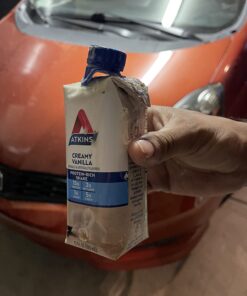 Atkins Milk Chocolate Delight Protein Shake, 15g Protein, Low Glycemic, 2g Net Carb, 1g Sugar, Keto Friendly, 12 Count 29 61JqGTi pL