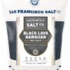 Black Lava Hawaiian Sea Salt - 2 lb. Bag Coarse Grain by San Francisco Salt Company 2 Pound (Pack of 1) 7 61JqNcLUeBL