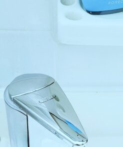 simplehuman 8 oz. Touch-Free Sensor Liquid Soap Pump Dispenser with Soap Sample, White 8 oz. Battery Operated 21 61JrsVbjqSL