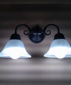 Design House 514471 Millbridge 2 Light Wall Light, Oil Rubbed Bronze Oil-Rubbed Bronze 2-Light Flush Mount Ceiling Light 60 61JsizKFMGL