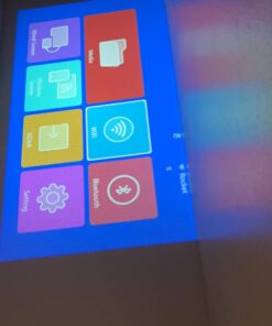 Mini Projector, Magcubic HY300 Auto Keystone Correction Portable Projector, 4K/ 200 ANSI Smart Projector with 2.4/5G WiFi, BT 5.0, 130 Inch Screen, 180 Degree Flip, Round Design, Home Video Projector white 23 61JtLoLsjFL