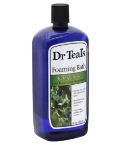 Dr Teal's Foaming Bath Variety Gift Set (2 Pack, 34oz ea.) - Soothe & Sleep Lavender & Relax & Relief Eucalyptus & Spearmint - Pure Epsom Salt & Essential Oils Alleviate Stress & Clear The Mind 34 Fl Oz (Pack of 2) 9 61Jte0wY6JL