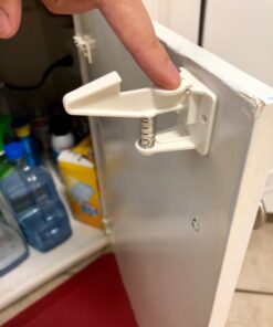 20 Pack Cabinet Locks Child Safety Latches - Vmaisi Baby Proofing Cabinets Drawers Lock - Upgraded Stronger Adhesive Easy Installation - No Drilling Standard 20.0 34 61JusXfLa2L