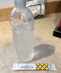 KOMBUCHA Lemon Kombucha Tea, 30 sticks x 5 grams, Zero Sugar, Sparkling Fermented Powdered Mix, Live Probiotics & Prebiotics, Healthy Drinks, Product of Korea 78 61Jvc fUOJL