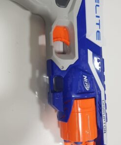 Nerf Disruptor Elite Blaster - 6-Dart Rotating Drum, Slam Fire, Includes 6 Official Nerf Elite Darts - for Kids, Teens, Adults, (Amazon Exclusive) Classic 38 61JwCd EgVL