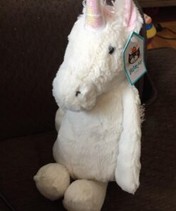 Jellycat Bashful Unicorn Stuffed Animal, Medium, 12 inches Medium - 12" 34 61JwmqCnNL