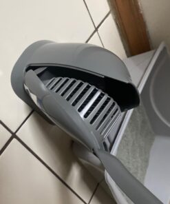 Petmate Scoop N' Hide Cat Litter Scoop with Discreet Litter Scoop Holder, Brushed Nickel 48 61JxV9m2YhL