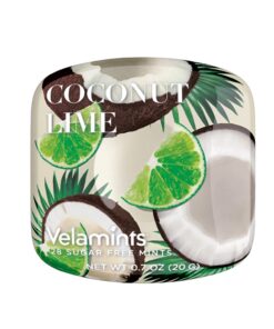 Velamints Sugar Free Mints - Breath Mints Tin Expressions Coconut Lime - Aspartame-Free Sweetened with Stevia, 20 Gram (Pack of 6 Tins) 11 61JyBsWBbnS