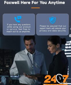 FOXWELL ST101 0.5 PSI EVAP Smoke Machine Leak Tester, Professional Vacuum Leak Detector, Automotive Smoke Machine Compatible with Any Air Compressor Types 13 61Jz3 FY bL