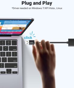 UGREEN USB to Ethernet Adapter for Laptop PC Gigabit USB 3.0 to 10 100 1000 Mbps Network Adapter USB A to RJ45 Wired LAN Adapter Compatible with Nintendo Switch MacBook Mac Mini Windows macOS Linux Black 34 61Jzl7VPFhL