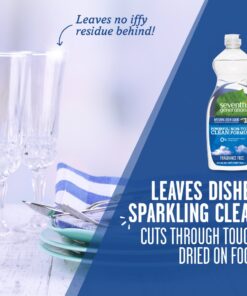 Seventh Generation Natural Dish Liquid, Fragrance Free, 25 Fl Oz, (Pack of 3) 25 Ounce (Pack of 3) 18 61K s0n6lnL