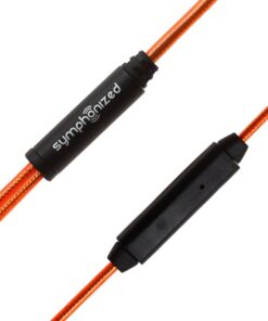 Symphonized NRG 2.0 Wood Earbuds Wired, in Ear Headphones with Microphone for Computer & Laptop, Noise Isolating Earphones for Cell Phone, Ear Buds with Booming Bass (Orange) Orange 20 61K0sTXaYL