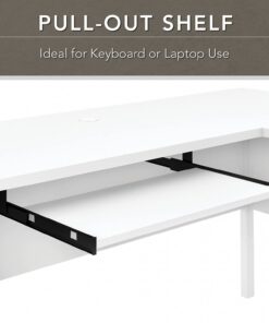 Bush SET009WH Somerset 72-Inch W L-Shaped Desk with Hutch and Lateral File Cabinet White 10 61K1SRiybeL