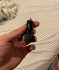 USB C Car Charger, 45W 4 Ports Super Fast Car Charger Adapter, PD 3.0 & QC 3.0 30W Type C Car Charger Compatible with iPhone13 Pro Max/Samsung Galaxy 22/Google Pixel, Cigarette Lighter USB Charger Black 49 61K1TUUEDtL