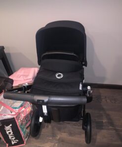 Bugaboo Fox Complete Full-Size Stroller, Black - Fully-Loaded Foldable Stroller with Advanced Suspension and All-Terrain Wheels 28 61K3aaWZDBL