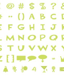 Cricut Cuttin' Up Font Cartridge 37 61K3biNJFyL