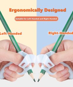 YIYATOO 4 Pieces Pencil Grips Trainer for Both Left-Handed and Right-Handed,School Supplies,Classroom Must Haves,Kids Handwriting Aid Correction Tool 4pcs 5 Fingers Pencil Grippers 8 61K3lqyWVUL