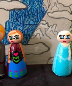 Hygloss Wood Peg Dolls – Craft Paintable Birchwood Doll People – Assorted Family, 40 Pieces Assorted, 40-Pack 20 61K5MXNo8RL