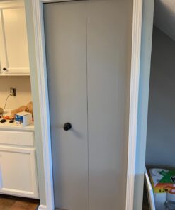 Schlage F40 GEO 622 Georgian Door Knob, Bed & Bath Privacy Lock, Matte Black 22 61K5zA5tfdL