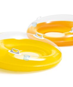 Alternative view of INTEX 58883EP Inflatable Sit 'N Lounge Pool Float: Heavy Duty Grab Handles – 47" Diameter – 220lb Weight Capacity – One Lounge – Color May Vary 47"